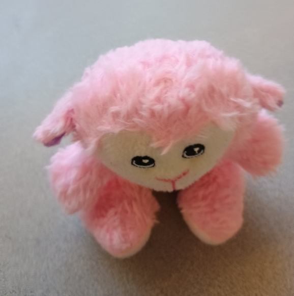 Fuzzy Friends Pink Sheep Lamb🐑 Adorable Easter Plush Stuffed Animal Soft Toy 5" - Picture 6 of 14